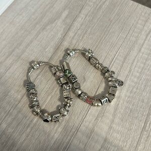 PANDORA CHARMED BRACELET